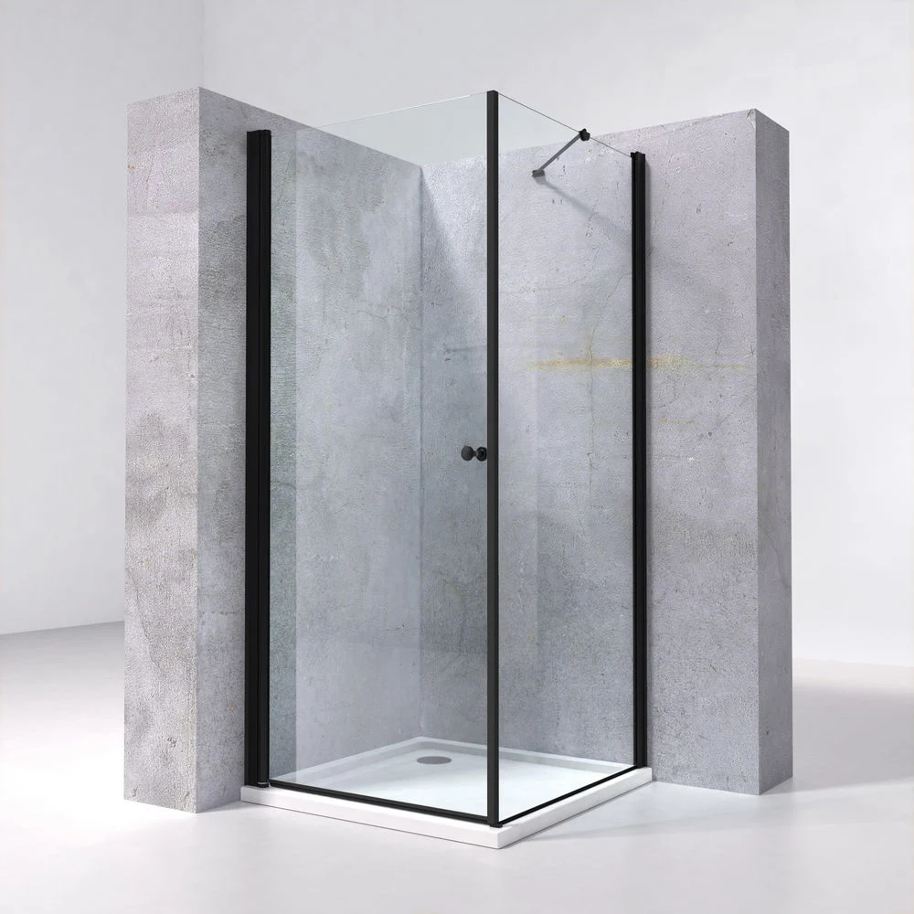 Snuofan 5mm Toughened Glass Shower Enclosure Walk in Factory